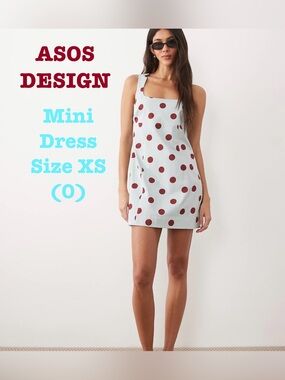 ASOS Design Polka-dot Mini Dress